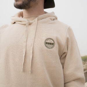Camisola com Capuz Areia